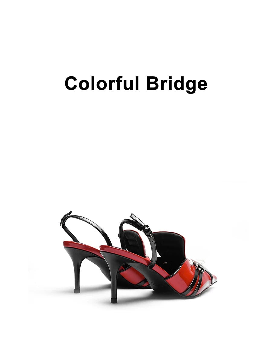 COLORFULBRIDGE 丨F1レーシングシリーズデザイナースポーツハイヒール