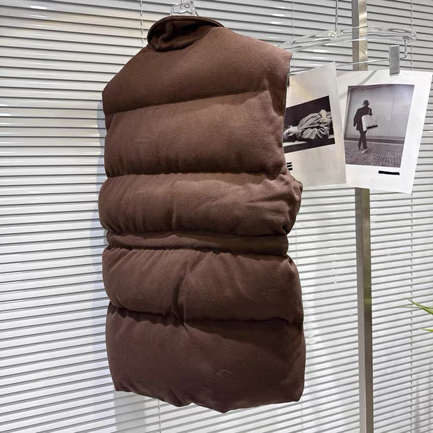 ウエストタイプラッシュコットンベスト