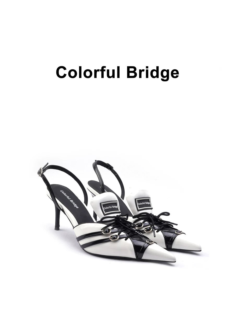 COLORFULBRIDGE 丨F1レーシングシリーズデザイナースポーツハイヒール
