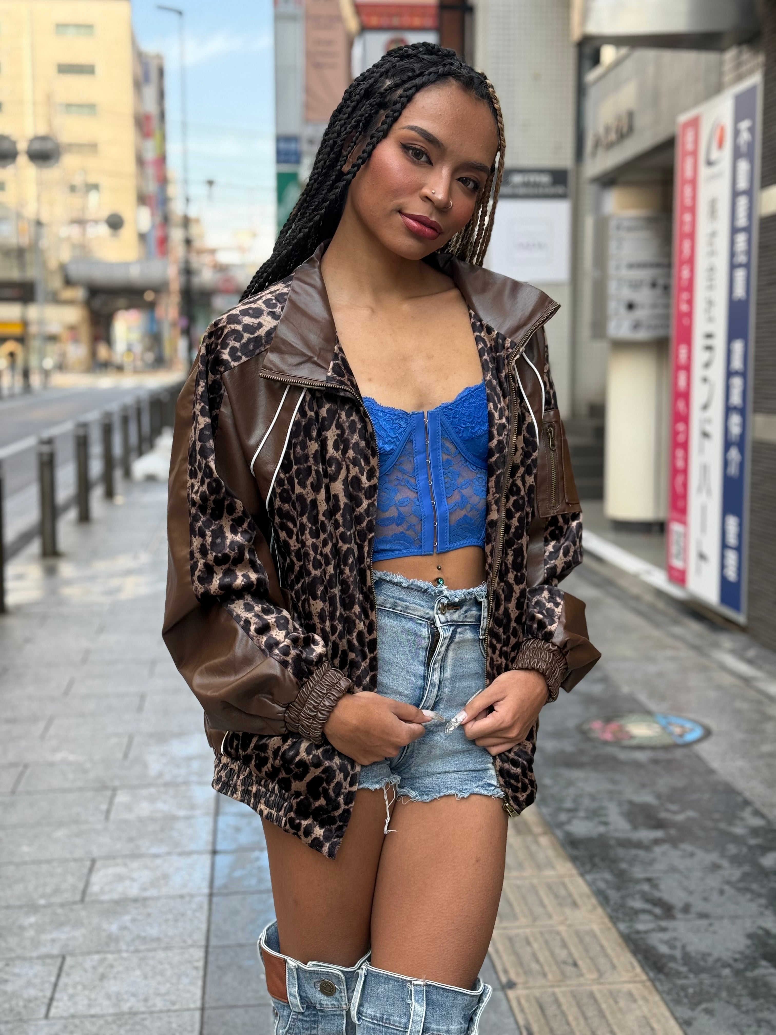 青色キャミソール(パットなし)