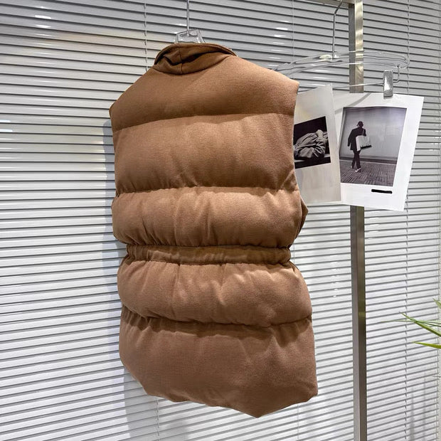 ウエストタイプラッシュコットンベスト