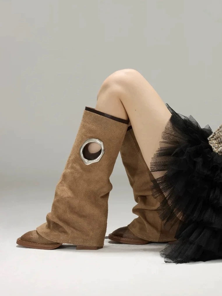 レトロウエスタンカウボーイブーツ