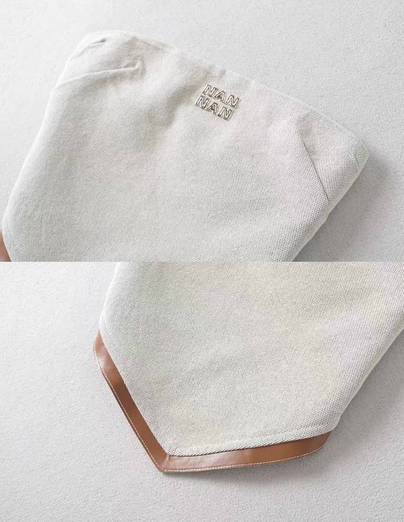 バックレスツートーンクロップドトップ