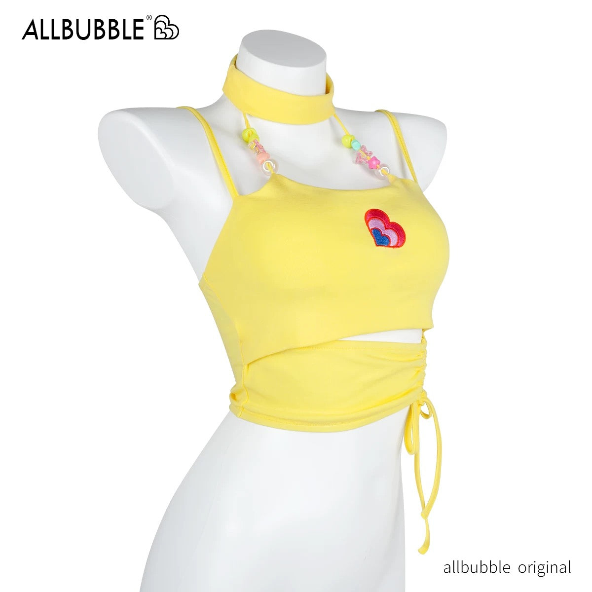 Allbubble カラフルビーズデザイントップス