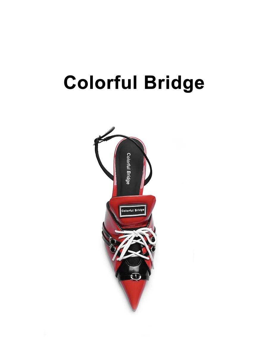 COLORFULBRIDGE 丨F1レーシングシリーズデザイナースポーツハイヒール