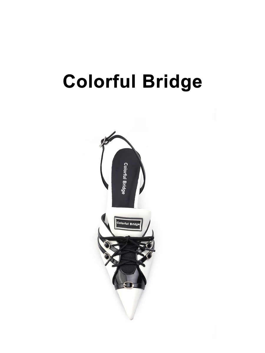 COLORFULBRIDGE 丨F1レーシングシリーズデザイナースポーツハイヒール