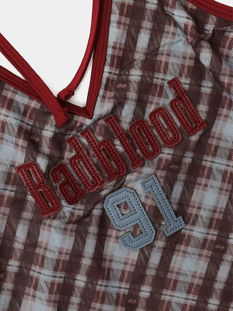BADBLOOD バックレストップス/ショートパンツ