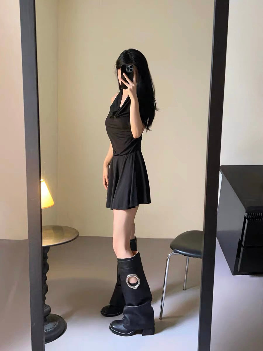 レトロウエスタンカウボーイブーツ